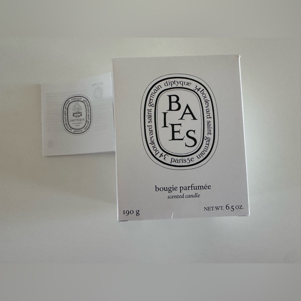 EMPTY BOX Diptyque Baies Berries Bougie Parfumée Classic 190g 6.5 Oz NO Candle